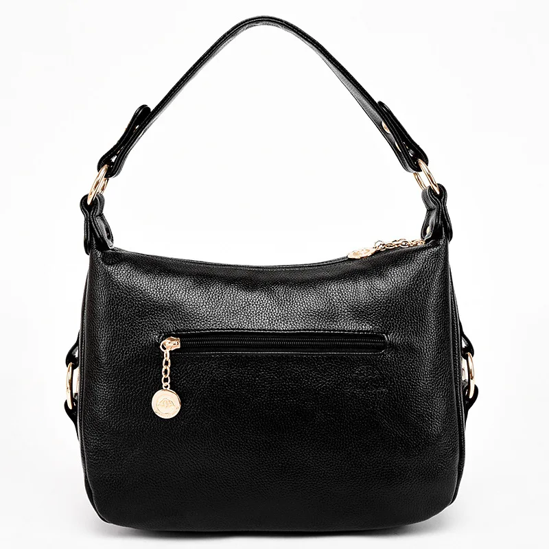 2019 spring new European and American retro style simple large capacity black female big bag shoulder bag handbag
2019 spring new European and American retro style simple large capacity black female big bag shoulder bag handbag