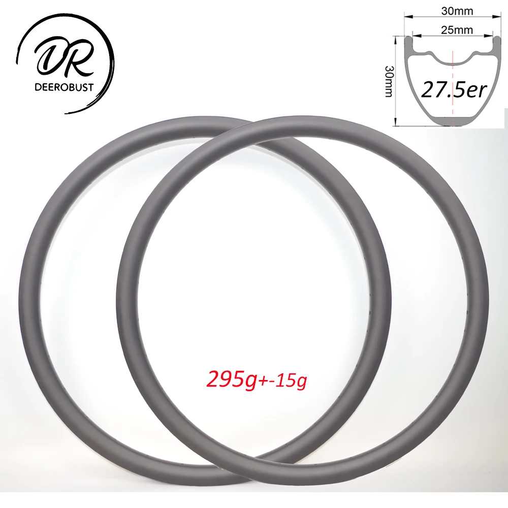 295g 650B 30mm x 30mm 27.5er MTB XC Carbon Rims UD Matte Glossy 24H 28H 32H Cross Country Wheelset Hookless Tubeless Clincher
295g 650B 30mm x 30mm 27.5er MTB XC Carbon Rims UD Matte Glossy 24H 28H 32H Cross Country Wheelset Hookless Tubeless Clincher