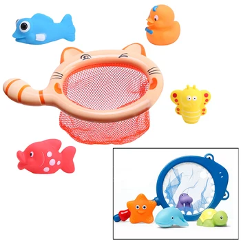 Baby Bath Fishing Toys Network Bag Pick Up Duck & Bee & Fish Kids Toy Orange Blue Swimming Classes Summer Play Toy 1 Sets
Baby Bath Fishing Toys Network Bag Pick Up Duck & Bee & Fish Kids Toy Orange Blue Swimming Classes Summer Play Toy 1 Sets