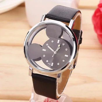 Exquisite Fashion mickey Watches Women quartz watch Transparent Hollow Children Student Leather strap wristwatch girl Gift Reloj
Exquisite Fashion mickey Watches Women quartz watch Transparent Hollow Children Student Leather strap wristwatch girl Gift Reloj