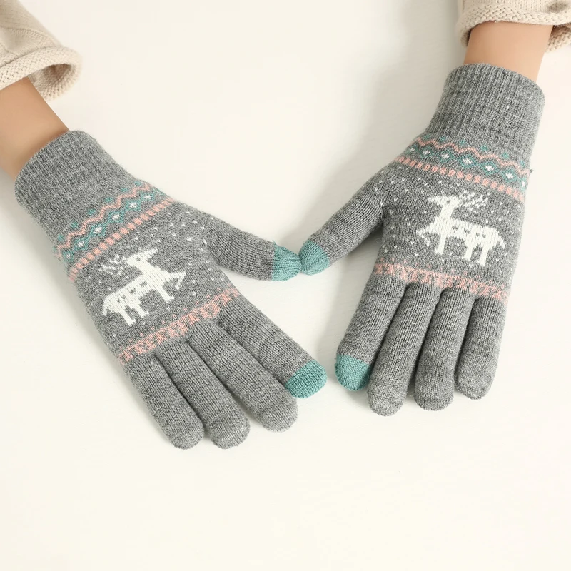 Winter Touch Screen Gloves Women Men Warm Stretch Knit Mittens Wool Full Finger Guantes Female Crochet Luvas Thicken
Winter Touch Screen Gloves Women Men Warm Stretch Knit Mittens Wool Full Finger Guantes Female Crochet Luvas Thicken
