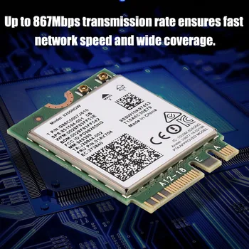 Mini WIFI Wireless NGFF/ M2 Card Bluetooth 4.2 + 2.4G/ 5G Dual-Band for PC/ Laptop
Mini WIFI Wireless NGFF/ M2 Card Bluetooth 4.2 + 2.4G/ 5G Dual-Band for PC/ Laptop