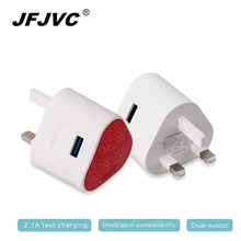 UK Plug USB Power Adapter Quick Charger 2 Ports Wall Charger Mobile Phone Charger for Apple Samsung Xiaomi Huawei Portable
UK Plug USB Power Adapter Quick Charger 2 Ports Wall Charger Mobile Phone Charger for Apple Samsung Xiaomi Huawei Portable