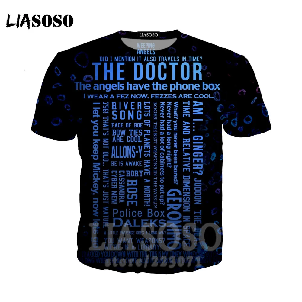 LIASOSO SpaceShip Timeline T-Shirt Inspired by Doctor Who StarWars Star Trek Funny top short sleeve 3d cosplay Gift Space Men 02
LIASOSO SpaceShip Timeline T-Shirt Inspired by Doctor Who StarWars Star Trek Funny top short sleeve 3d cosplay Gift Space Men 02