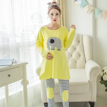 Maternity and Nursing Set Pregnant Pajamas Postpartum Nightwear Maternity Cotton Tops&pants Long Sleeve Top&pant Spring Clothing
Maternity and Nursing Set Pregnant Pajamas Postpartum Nightwear Maternity Cotton Tops&pants Long Sleeve Top&pant Spring Clothing