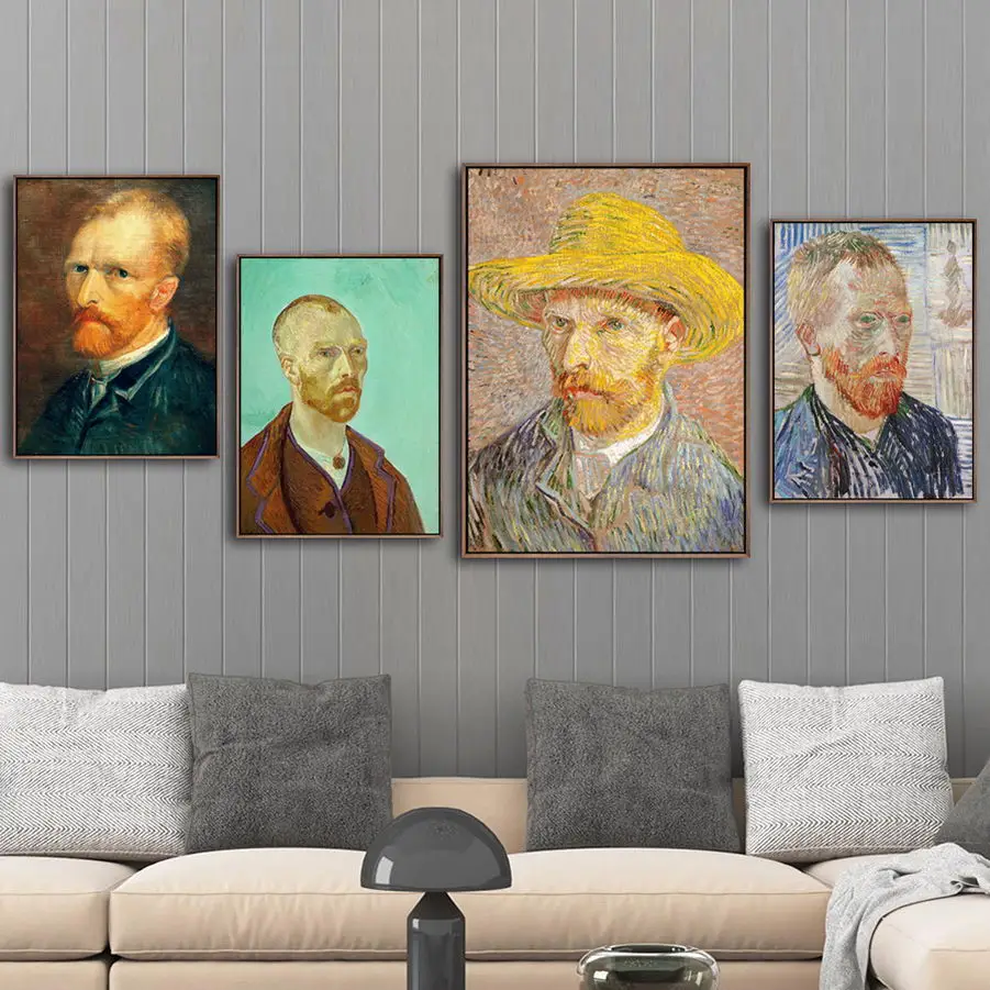 Home Decoration Print Canvas Art Wall Pictures Poster Canvas Paitings Netherlandish Vincent Van Gogh Self-portrait Later stage
Home Decoration Print Canvas Art Wall Pictures Poster Canvas Paitings Netherlandish Vincent Van Gogh Self-portrait Later stage