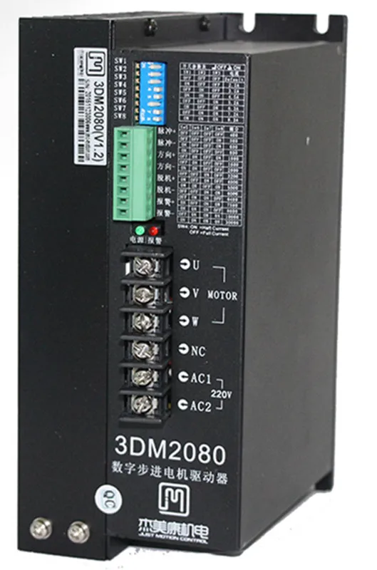 3DM2080 3 phase NEMA34 NEMA42 NEMA52 stepper motor driver 32bit DSP AC220V 5.9A JMC
3DM2080 3 phase NEMA34 NEMA42 NEMA52 stepper motor driver 32bit DSP AC220V 5.9A JMC