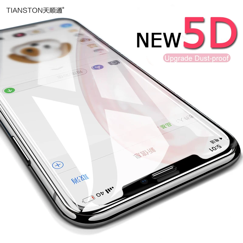 TIANSTON 5D Curved Tempered Glass for IPhone X 10 8 7 6 6s Plus Screen Protector Film for iPhone 7 Plus 8 6plus Tempered Glass
TIANSTON 5D Curved Tempered Glass for IPhone X 10 8 7 6 6s Plus Screen Protector Film for iPhone 7 Plus 8 6plus Tempered Glass