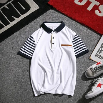 E-commerce A041 men's short sleeved polo men Lapel summer day male big code G13P40
E-commerce A041 men's short sleeved polo men Lapel summer day male big code G13P40