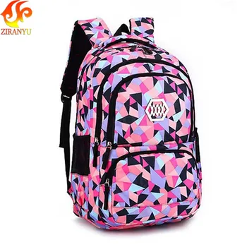 

ZIRANYU Girl School Bag Waterproof light Weight Girls Backpack bags printing backpack child backpacks for adolescent girl