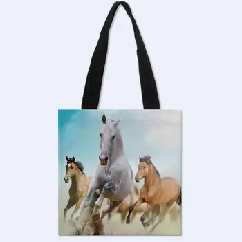 HEARMNY Custom horse Tote Bag Double-sided printed Linen Casual Canvas Tote Bag Women's Handbags
HEARMNY Custom horse Tote Bag Double-sided printed Linen Casual Canvas Tote Bag Women's Handbags