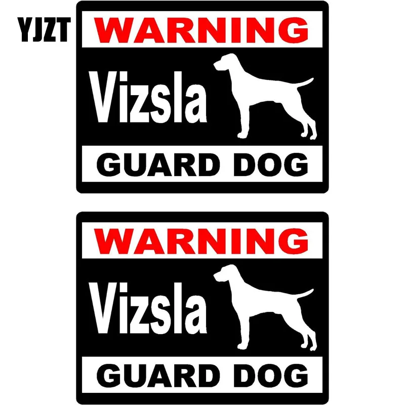 YJZT 15*11.5cm 2x Cartoon WARNING Vizsla Guard Dog Fun Retro-reflective Decals Car Window Sticker C1-8153
YJZT 15*11.5cm 2x Cartoon WARNING Vizsla Guard Dog Fun Retro-reflective Decals Car Window Sticker C1-8153