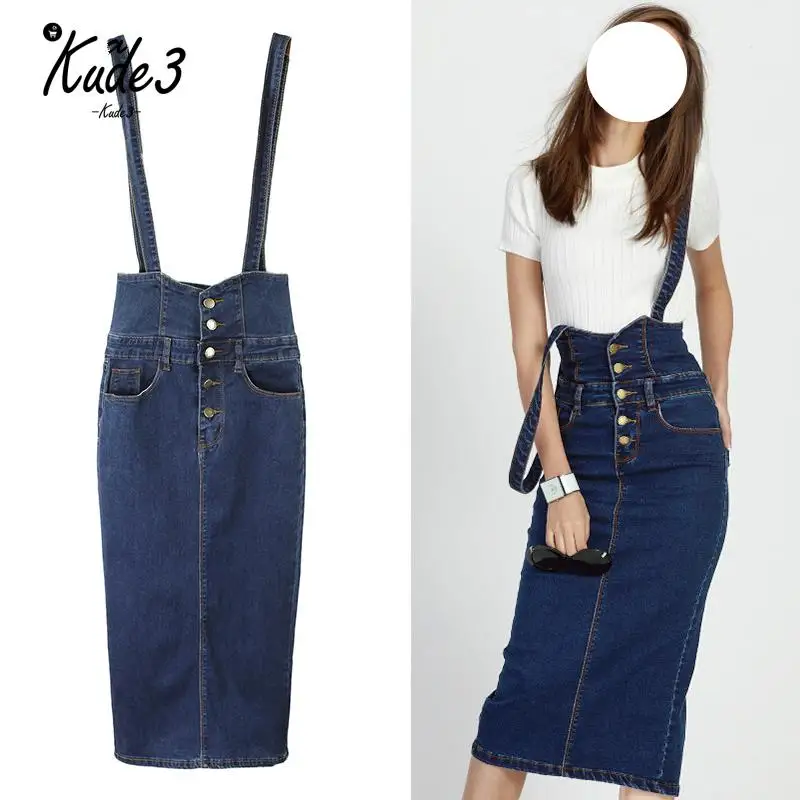 Long Denim Skirt With Straps Women Button Jeans Skirts Plus Size Long High Waist Pencil Skirt Denim Skirts Womens 8446
Long Denim Skirt With Straps Women Button Jeans Skirts Plus Size Long High Waist Pencil Skirt Denim Skirts Womens 8446