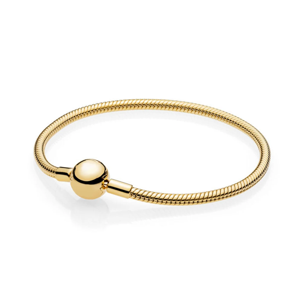 NEW 100% 925 Sterling Silver New Classic Circular Letter Logo Gold SHINE MOMENTS SMOOTH Bracelet Basic Snake Bracelet
NEW 100% 925 Sterling Silver New Classic Circular Letter Logo Gold SHINE MOMENTS SMOOTH Bracelet Basic Snake Bracelet