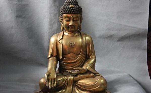song voge gem S1069 16 Chinese Buddhism Temple Copper Bronze Tathagata Rulai Amitabha Buddha Statue
song voge gem S1069 16 Chinese Buddhism Temple Copper Bronze Tathagata Rulai Amitabha Buddha Statue