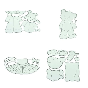 Lychee Life DIY Bear Shaped Cutting Dies Metal Template Die For Scrapbooking Stencils Handmade Album Cards Decoration
Lychee Life DIY Bear Shaped Cutting Dies Metal Template Die For Scrapbooking Stencils Handmade Album Cards Decoration