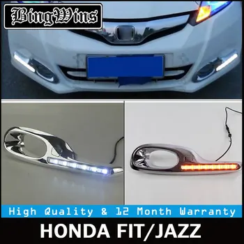 2 Pcs DRL For Honda Fit 2011-2013 DRL Fog Lamp Cover Daytime Running Lights with Yellow Turn Signal Function 12V Daylight
2 Pcs DRL For Honda Fit 2011-2013 DRL Fog Lamp Cover Daytime Running Lights with Yellow Turn Signal Function 12V Daylight