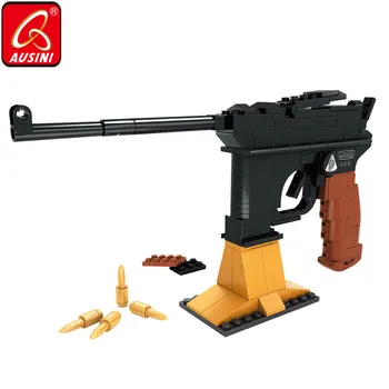 AUSINI Mausers Pistol Gun Building Blocks Educational Boys Toys for Children Creator Kids Army Military Weapon Model Bricks Set
AUSINI Mausers Pistol Gun Building Blocks Educational Boys Toys for Children Creator Kids Army Military Weapon Model Bricks Set