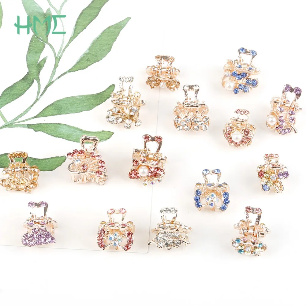 Random Color 1pc/lot Fashion Full Crystal Rhinestone Small Hair Clip Barrettes Hair Crab Claws For Women Girls Hair Accessories
Random Color 1pc/lot Fashion Full Crystal Rhinestone Small Hair Clip Barrettes Hair Crab Claws For Women Girls Hair Accessories
