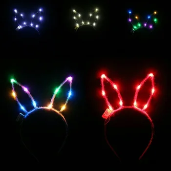 Kids Adults Bunny Ears LED Flashing Glow Headband Women Bar KTV Nightclub Glow Party Supplies wen7038
Kids Adults Bunny Ears LED Flashing Glow Headband Women Bar KTV Nightclub Glow Party Supplies wen7038