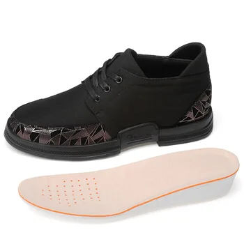 2019 New Sheepskin Leather Lace-up Canvas Height Increase Shoes Mens Footwear Breathable Sneaker Casual Shoes zaptillas hombre
2019 New Sheepskin Leather Lace-up Canvas Height Increase Shoes Mens Footwear Breathable Sneaker Casual Shoes zaptillas hombre