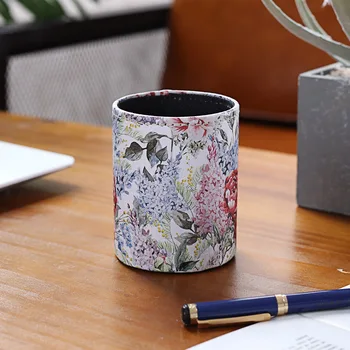 LINKWELL Floral Decor Lilac Flower PU leather Pencil Cup Pen Holder Desk Organizer Storage Box Case
LINKWELL Floral Decor Lilac Flower PU leather Pencil Cup Pen Holder Desk Organizer Storage Box Case