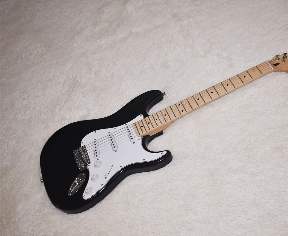 Factory Wholesale Blackbody Electric Guitar with 3 Pickups, White Shield, Chrome Hardware, Maple Fingerboard, Provides Cutmomize
Factory Wholesale Blackbody Electric Guitar with 3 Pickups, White Shield, Chrome Hardware, Maple Fingerboard, Provides Cutmomize