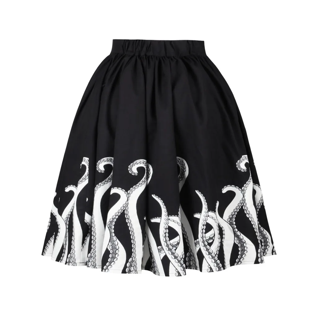Women's Octopus Squid Fancy Summer Skirts Print High Waist Pleated Skirt Pattern Party beach Casual Knee Length Skater Skirt
Women's Octopus Squid Fancy Summer Skirts Print High Waist Pleated Skirt Pattern Party beach Casual Knee Length Skater Skirt