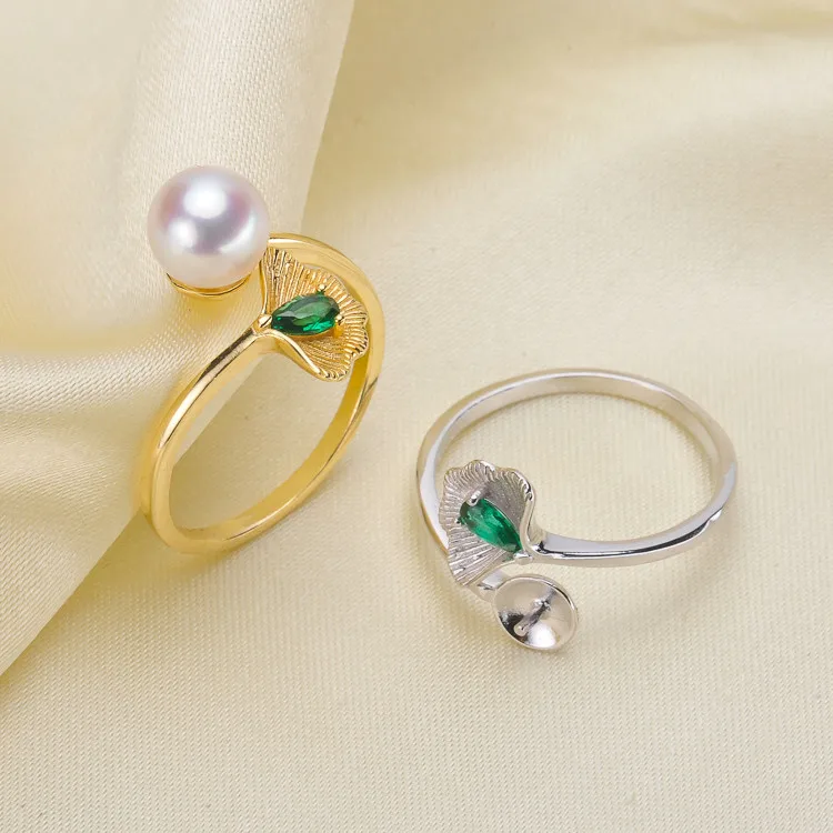 Pearl Ring Settings, Fashionable Ring Findings, Adjustable Size 925 Silver Ring Jewelry DIY making No Pearl Free Shipping
Pearl Ring Settings, Fashionable Ring Findings, Adjustable Size 925 Silver Ring Jewelry DIY making No Pearl Free Shipping