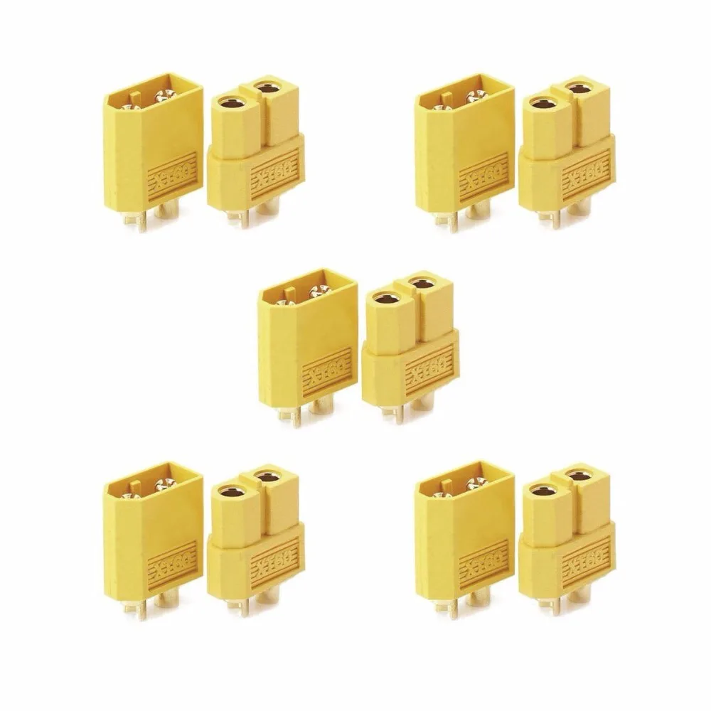 10 pairs/lot RC battery connector XT 60 XT60 Plug RC battery Plug ESC XT60 Drone Connectors
10 pairs/lot RC battery connector XT 60 XT60 Plug RC battery Plug ESC XT60 Drone Connectors