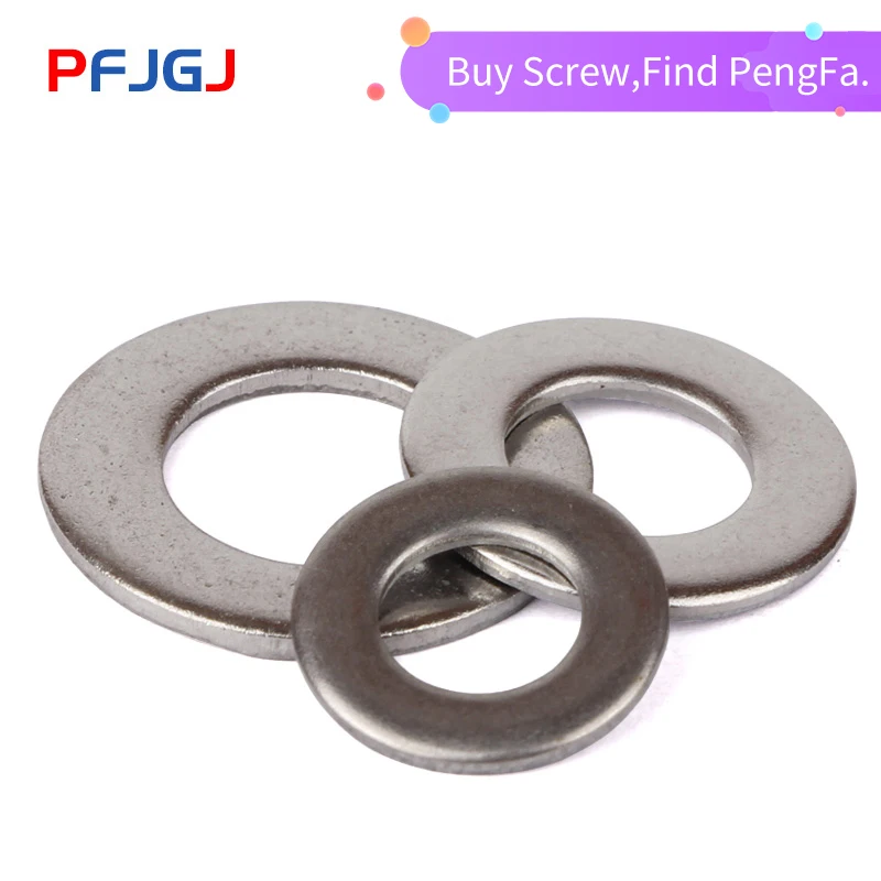 Peng Fa DIN125 ISO7089 M1.6 M2 M2.5 M3 M3.5 M4 M5 M6 M8 304Stainless Steel Flat Machine Washer Plain Washer Gaskets HW001
Peng Fa DIN125 ISO7089 M1.6 M2 M2.5 M3 M3.5 M4 M5 M6 M8 304Stainless Steel Flat Machine Washer Plain Washer Gaskets HW001