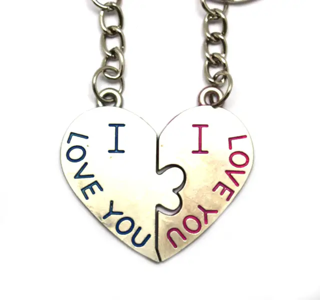 ring keyring key chain lover romantic creative birthday gift new