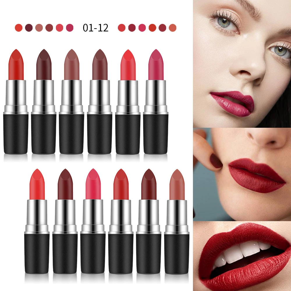 New 29 Color Matte Bullet Head Lipstick Waterproof Long Lasting Makeup Tube Make Up Waterproof Liquid Lip Stick Cosmetic
New 29 Color Matte Bullet Head Lipstick Waterproof Long Lasting Makeup Tube Make Up Waterproof Liquid Lip Stick Cosmetic