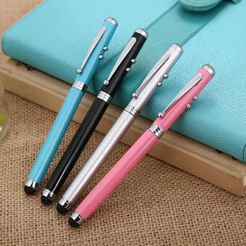 1pc 4 in 1 Laser Pointer LED flashlight Touch Screen Stylus Ball Pen for iPhone for Samsung Portable High quality Compatible
1pc 4 in 1 Laser Pointer LED flashlight Touch Screen Stylus Ball Pen for iPhone for Samsung Portable High quality Compatible