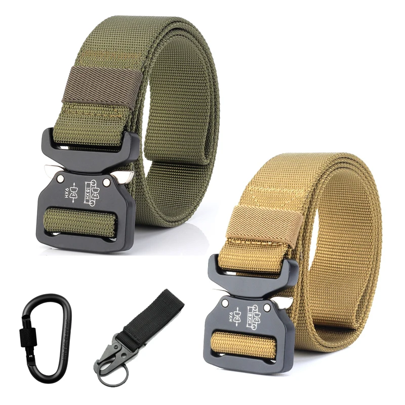 Men's Tactical Survival Belt Military Army Training Nylon Belt Hunting Heavy Duty Waist Strap Metal Buckle Combat Accessories
Men's Tactical Survival Belt Military Army Training Nylon Belt Hunting Heavy Duty Waist Strap Metal Buckle Combat Accessories
