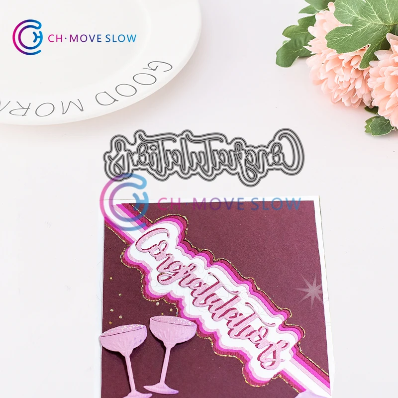 2019 New Arrival CH Congratulations Metal Cutting Dies For Scrapbooking DIY Cards Stencil Paper Craft Handmade Album
2019 New Arrival CH Congratulations Metal Cutting Dies For Scrapbooking DIY Cards Stencil Paper Craft Handmade Album