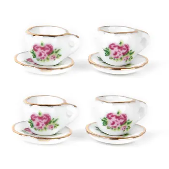 WOTT Best Sale 15 pieces Porcelain tea set Dollhouse miniature foods Chinese rose dishes cup
WOTT Best Sale 15 pieces Porcelain tea set Dollhouse miniature foods Chinese rose dishes cup