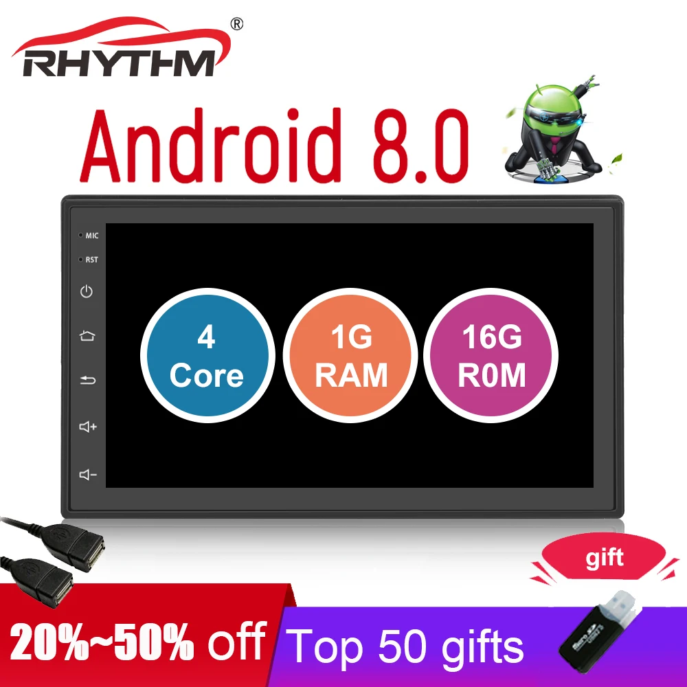 2din Android 8.0 6.0 GPS car radio car stereo 7" HD Universal bluetooth wifi USB audio multimedia player Quad Core 1G+16G No DVD
2din Android 8.0 6.0 GPS car radio car stereo 7" HD Universal bluetooth wifi USB audio multimedia player Quad Core 1G+16G No DVD