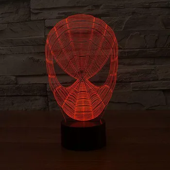 3D LED SpiderMan Mask Shape Table Lamp USB Colorful Gradient Mood Sleep Lighting Bedside Spider Man Night Light Decor Kids Gifts
3D LED SpiderMan Mask Shape Table Lamp USB Colorful Gradient Mood Sleep Lighting Bedside Spider Man Night Light Decor Kids Gifts