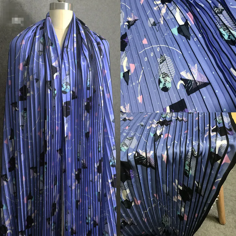 50cm*150cm/piece Geometric printing and dyeing three-dimensional pattern chiffon pleated fabric fabric designer fabrics
50cm*150cm/piece Geometric printing and dyeing three-dimensional pattern chiffon pleated fabric fabric designer fabrics