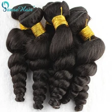 Panse cabello suelto onda indio cabello tejido paquetes 100% cabello humano 3 piezas 8-28 pulgadas venta directa de fábrica extensión del cabello humano(China)