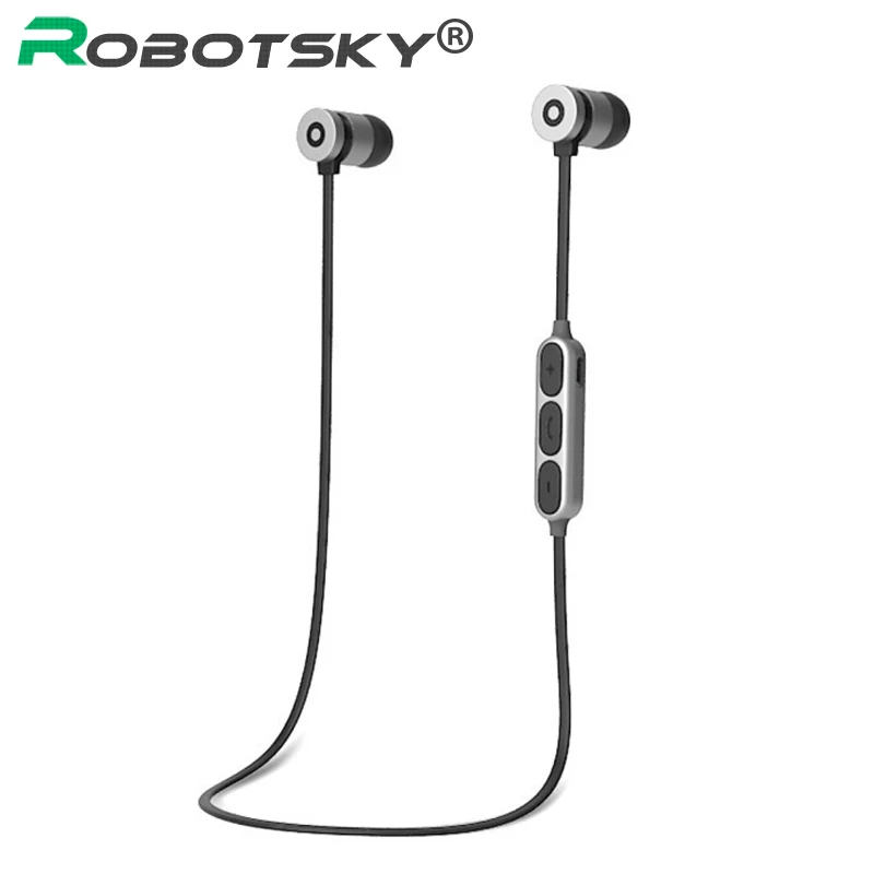 Robotsky Wireless Bluetooth Earphone Magnetic Sport In-ear Stereo Subwoofer Bluetooth Headset with Microphone for Phone Xiaomi
Robotsky Wireless Bluetooth Earphone Magnetic Sport In-ear Stereo Subwoofer Bluetooth Headset with Microphone for Phone Xiaomi
