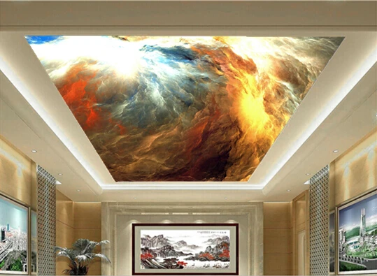 Custom ceiling wallpaper Star Cloud wall murals for the living room bedroom waterproof papel de parede | Обустройство дома