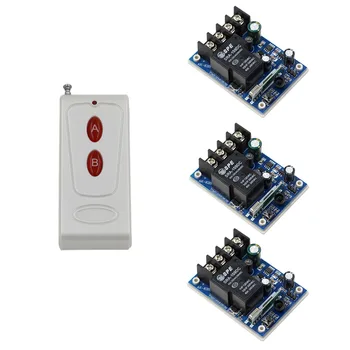 DC 12V-48V RF Wireless Remote Control Switch 40A Relay 3Pcs Receiver + Transmitter For Light LED Bulbs Remote Power Switch
DC 12V-48V RF Wireless Remote Control Switch 40A Relay 3Pcs Receiver + Transmitter For Light LED Bulbs Remote Power Switch