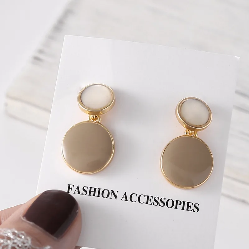 , Korea Temperament Simple round Drop Glaze Earrings Daily Versatile S925 Silver Earrings wu er dong Clip-on Manufacturer Wholes
, Korea Temperament Simple round Drop Glaze Earrings Daily Versatile S925 Silver Earrings wu er dong Clip-on Manufacturer Wholes
