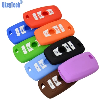 OkeyTech Fashion Car Accessaries Silicone Key Cover Case 3 Button For BMW 1 2 3 5 7 Series Smart Remote Key Shell Case 8 Colors
OkeyTech Fashion Car Accessaries Silicone Key Cover Case 3 Button For BMW 1 2 3 5 7 Series Smart Remote Key Shell Case 8 Colors