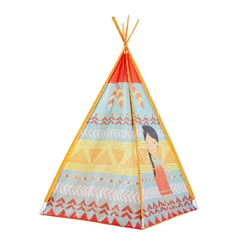 New Indian Children Tents Game House Indoors Indian Tents Kids Outdoor Baby Castle Kindergarten Triangle Kids Folding Tent Gift
New Indian Children Tents Game House Indoors Indian Tents Kids Outdoor Baby Castle Kindergarten Triangle Kids Folding Tent Gift