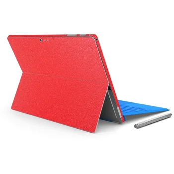 Red Color Leather Protective Decal Protector PVC Skin Cover Stickers for Micro for Surface Pro 4
Red Color Leather Protective Decal Protector PVC Skin Cover Stickers for Micro for Surface Pro 4