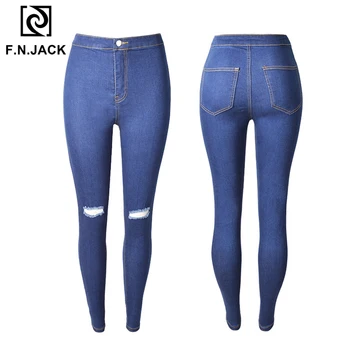 F.N.JACK Full Length Women's Jeans High Waist Cotton Causal Denim Jean for Woman
F.N.JACK Full Length Women's Jeans High Waist Cotton Causal Denim Jean for Woman
