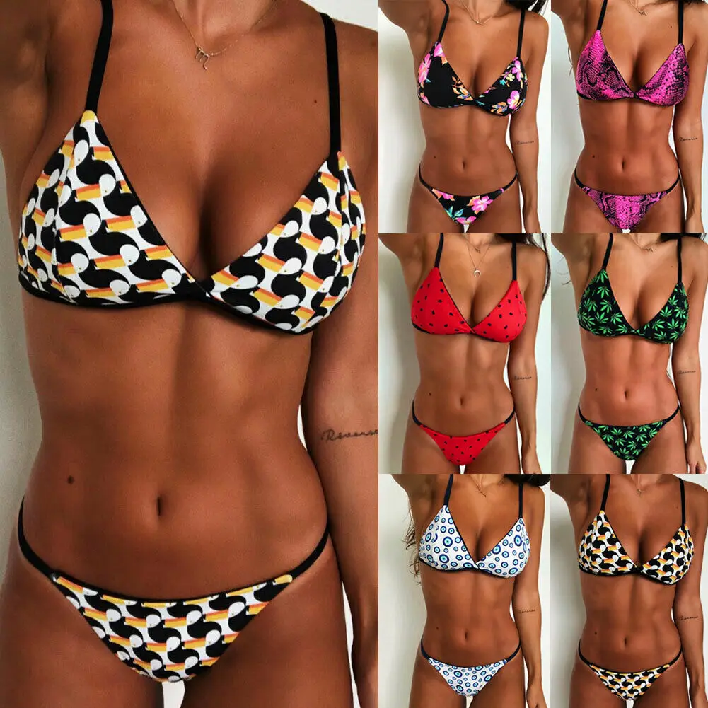 2019 Summer New Bikini Sets Print Sexy Adjustable Strap Low Waist Padded Wireless Swimwear Swimsuit
2019 Summer New Bikini Sets Print Sexy Adjustable Strap Low Waist Padded Wireless Swimwear Swimsuit